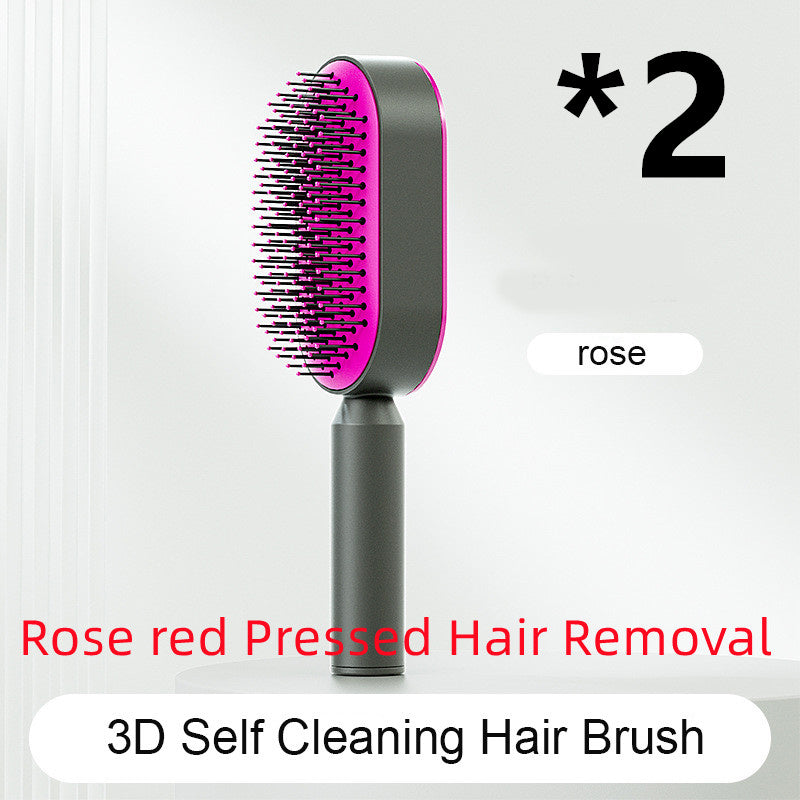 Self-Cleaning Hair Brush – Tangle-Free, Effortless & Hygienic!