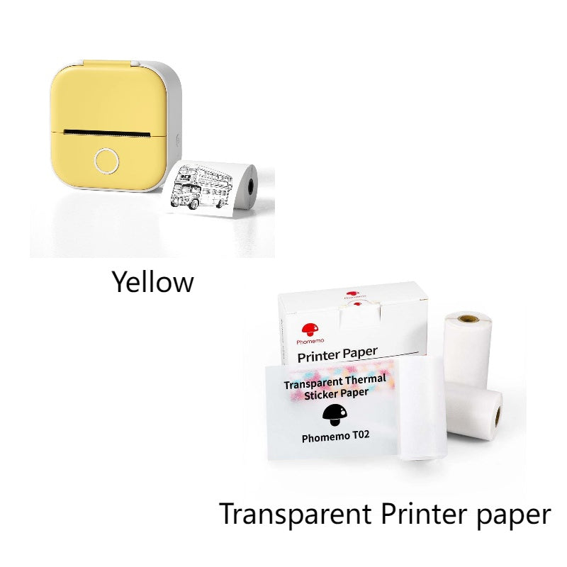 Portable Mini Thermal Label & Photo Printer – Print Anywhere, Anytime!