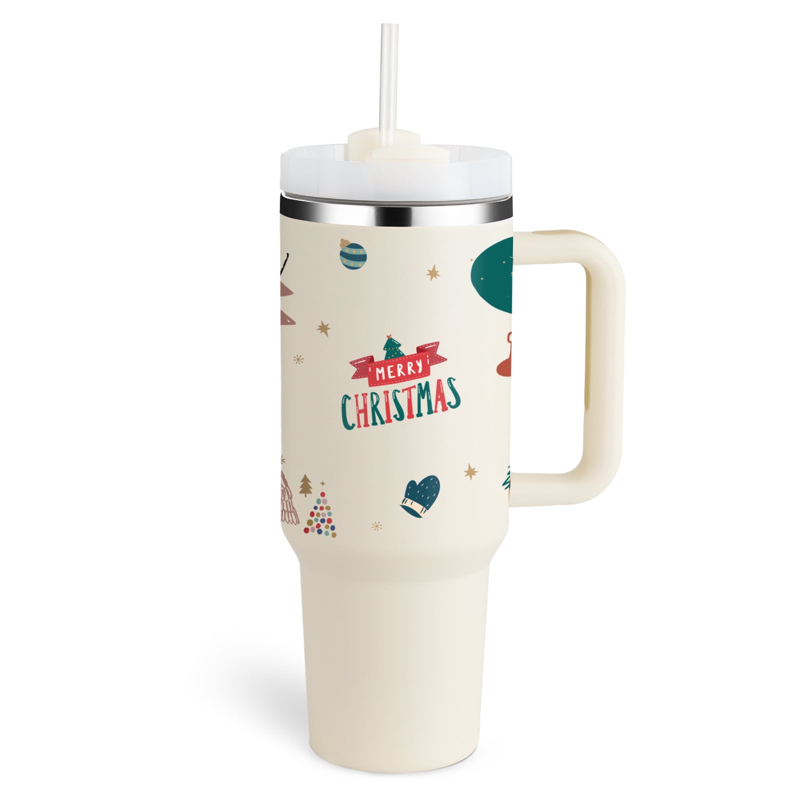 Tumbler Christmas Beige