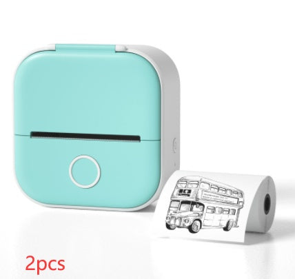 Portable Mini Thermal Label & Photo Printer – Print Anywhere, Anytime!