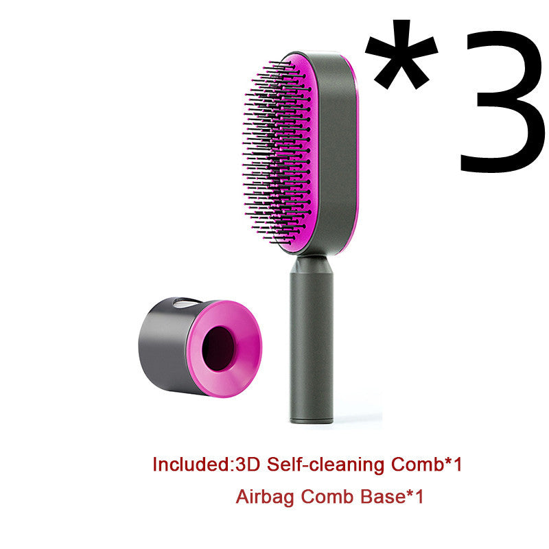 Self-Cleaning Hair Brush – Tangle-Free, Effortless & Hygienic!