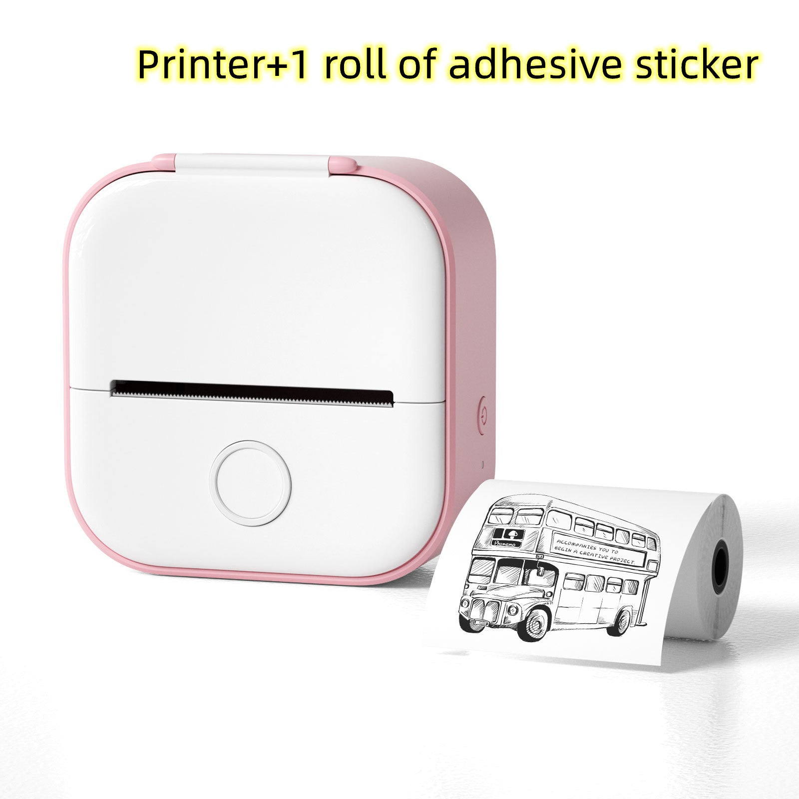 Portable Mini Thermal Label & Photo Printer – Print Anywhere, Anytime!